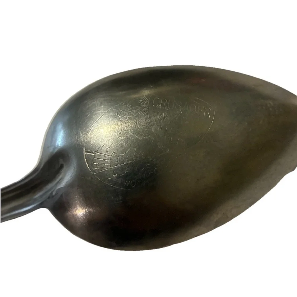 Vintage Crusader Ware Serving Mixing Spoon Stainless Steel 13